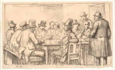 Políticos en una taberna de Wilhelm Marstrand