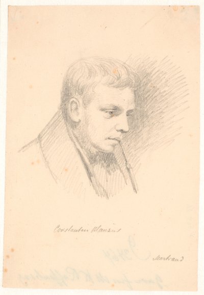 Retrato de Constantin Hansen de Wilhelm Marstrand