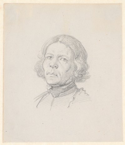 Cabeza de retrato, campesino sueco de Wilhelm Marstrand