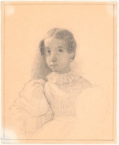 Retrato de Adelaide Emilie Waagepetersen de Wilhelm Marstrand