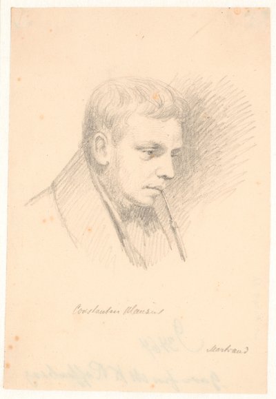 Retrato de Constantin Hansen de Wilhelm Marstrand
