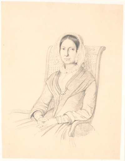 Retrato de Sophie Frederikke Raffenberg, sentada en un sillón de Wilhelm Marstrand