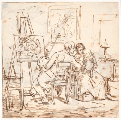 El punto en la nariz de Wilhelm Marstrand