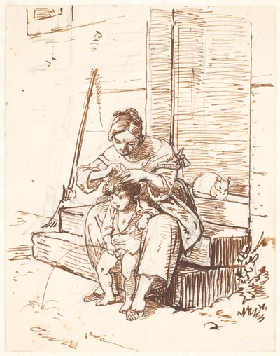 Escena de calle romana de Wilhelm Marstrand