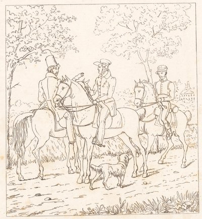 Jinetes de Wilhelm Marstrand