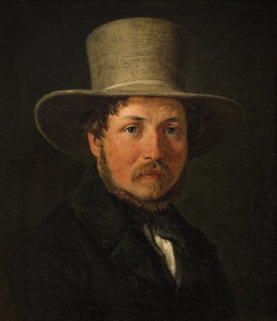 El pintor Christen Købke de Wilhelm Marstrand
