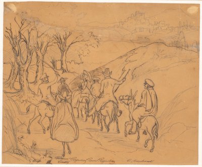 Excursión a las montañas Albaner de Wilhelm Marstrand