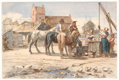 En el pozo fuera del pueblo de Wilhelm Marstrand