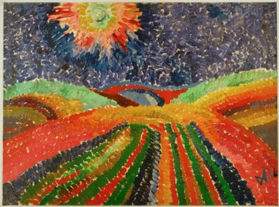Camino rural de Wilhelm Morgner