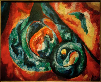 Gran composición astral I de Wilhelm Morgner