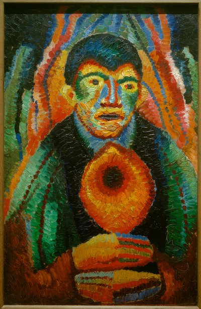 Autorretrato VIII de Wilhelm Morgner
