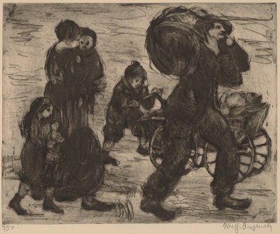 Familia de refugiados de Wilhelm Oesterle