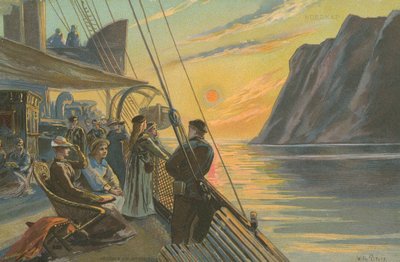 Cabo Norte (cromolitografía) de Wilhelm Peters