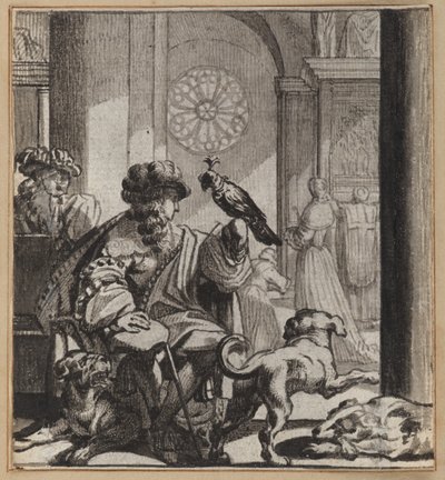 The Fool Going To Church A La Fashion Fool de Wilhelm Stettler