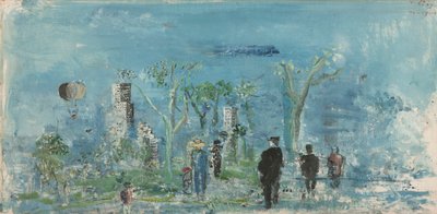 Central Park, Nueva York (óleo sobre lienzo) de Wilhelm Thoeny