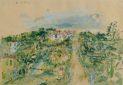 Straße en Sanary-sur-Mer de Wilhelm Thöny
