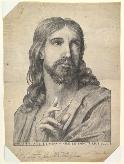 Busto de Cristo bendiciendo, siglo XVII de Wilhelm Traut