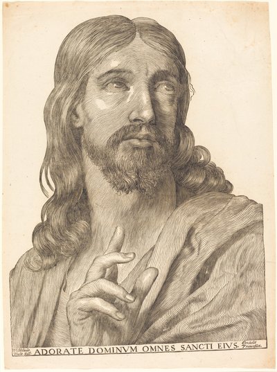 Cristo en medio cuerpo de Wilhelm Traut