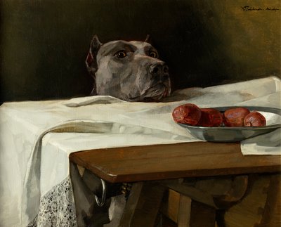 César en el Rubicón de Wilhelm Trübner