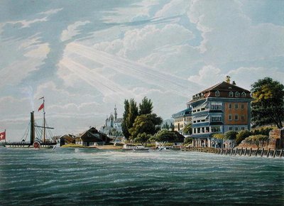 Hotel Bellevue y Pensión en el Lago de Thoune de Wilhelm Ulrich Oppermann