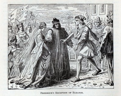 Recepción de Federico de Leonor, 1882 de Wilhelm Werthmann