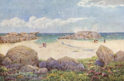 Camps Bay, en la carretera Victoria (litografía en color) de Wilhelm Westhofen