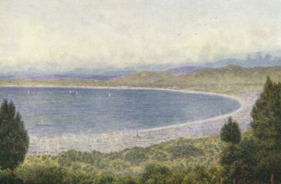Table Bay desde Kloof Nek (litografía en color) de Wilhelm Westhofen