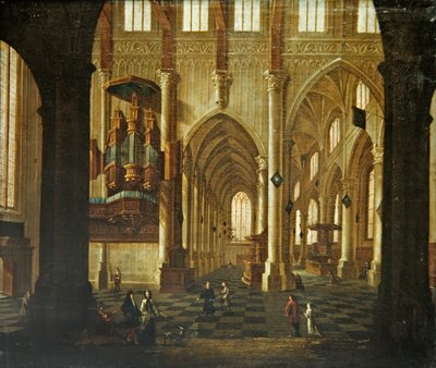 Interior de iglesia, c.1660 de Wilhelm van Ehrenberg