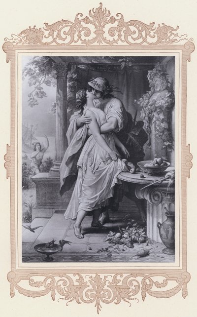 Dora, Alexis y Dora de Wilhelm von (after) Kaulbach