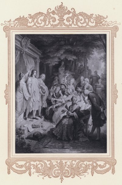 Goethe En Weimar de Wilhelm von (after) Kaulbach