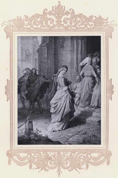 Gretchen, Kirchgang de Wilhelm von (after) Kaulbach