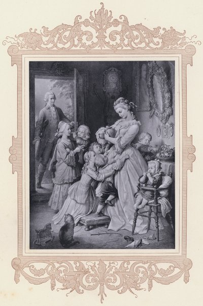 Lotte, Los Sufrimientos del Joven Werther de Wilhelm von (after) Kaulbach