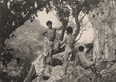 Estudio de desnudos masculinos de Baron Wilhelm von Gloeden