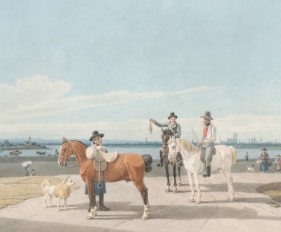 Jinetes cerca de Múnich, 1830 de Wilhelm von Kobell