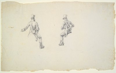 Estudio de un húsar austríaco de Wilhelm von Kobell