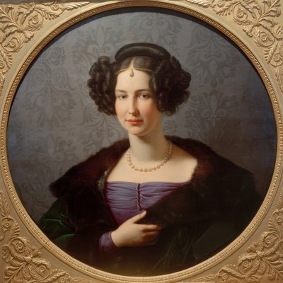 Wilhelmine Luise Princesa de Prusia de Friedrich Wilhelm von Schadow