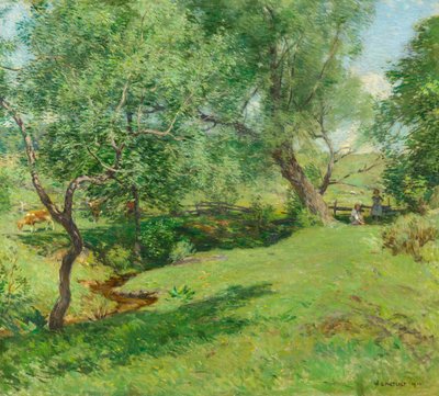 Pastoral de junio de Willard Leroy Metcalf