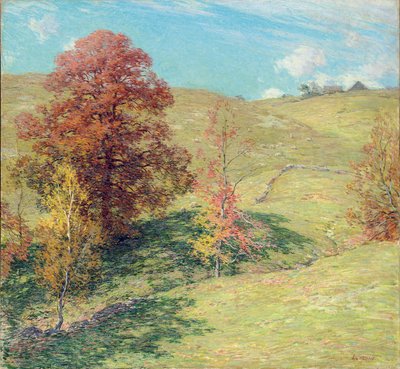 El roble rojo de Willard Leroy Metcalf