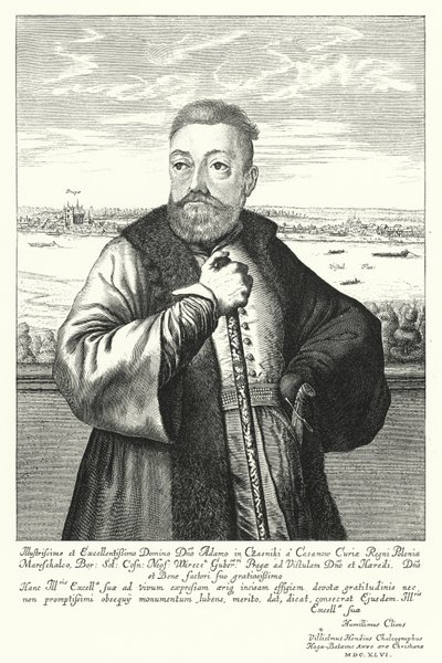 Adam Kazanowski, noble polaco-lituano de Willem (c.1597 1660) Hondius