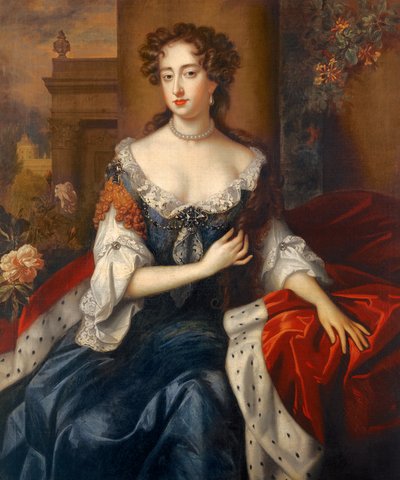 Reina María II c.1685 (óleo sobre lienzo) de Willem (studio of) Wissing