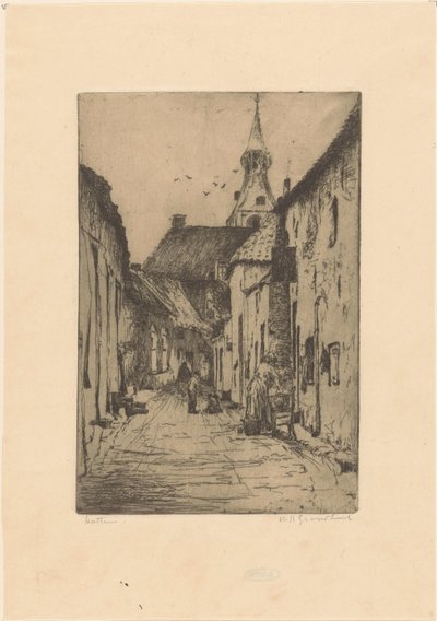 Hattem (título original del objeto) de Willem Adrianus Grondhout (signed by artist)