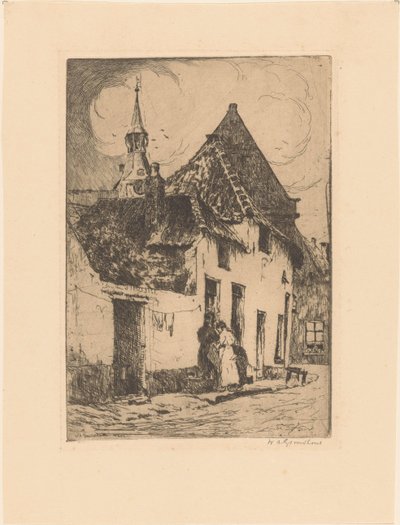 Hattem (título original del objeto) de Willem Adrianus Grondhout (signed by artist)