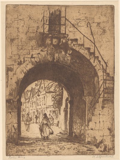 Rothenburg (título original del objeto) de Willem Adrianus Grondhout (signed by artist)