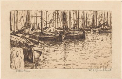 Volendam (título original del objeto) de Willem Adrianus Grondhout (signed by artist)