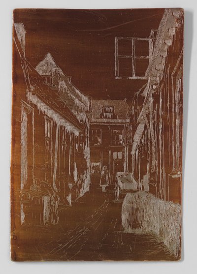Calle vieja en Voorburg de Willem Adrianus Grondhout