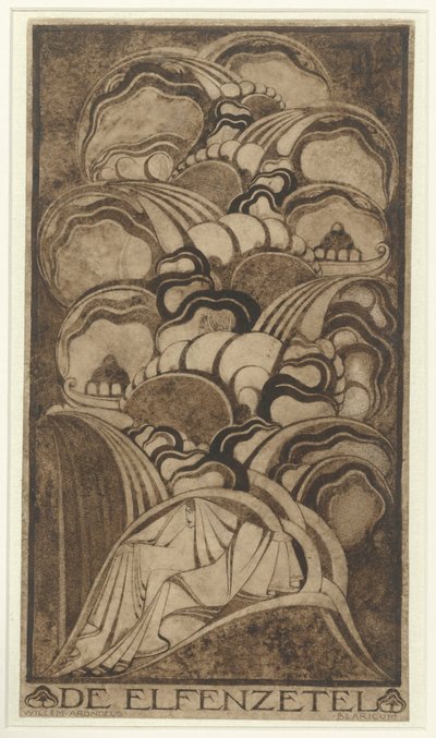 De Elfenzetel (título original en el objeto) de Willem Arondéus (signed by artist)