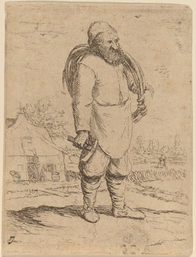 Un tonelero, c. 1630-1660 de Willem Basse