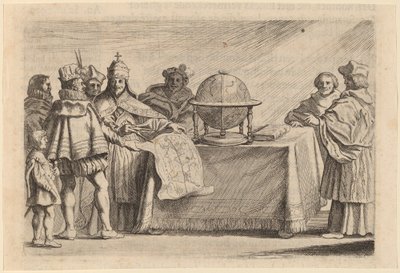 El reparto del globo entre España y Portugal de Willem Basse