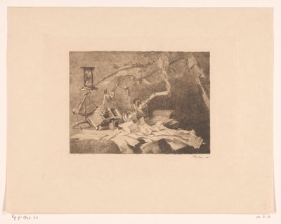 Naturaleza muerta con objetos caídos y rotos
Fin (título original) de Willem Bastiaan Tholen (signed by artist)
