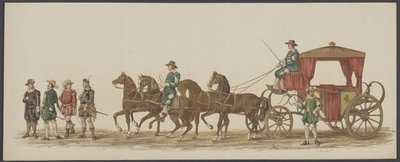Desfile de Delft de 1862, cuarto y quinto grupo Cuarto Lustrum de la Real Academia de Delft - Ao. 1862 - Optogt disfrazado (título de serie en objeto) de Willem Bernardus IJzerdraat